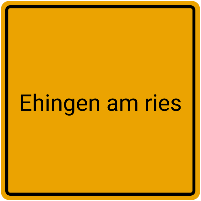 Meldebestätigung Ehingen am Ries